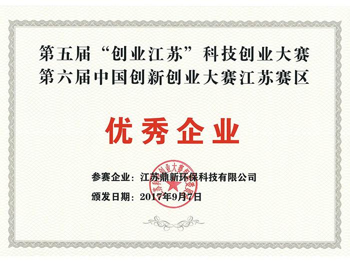 科技创新企业大赛证书