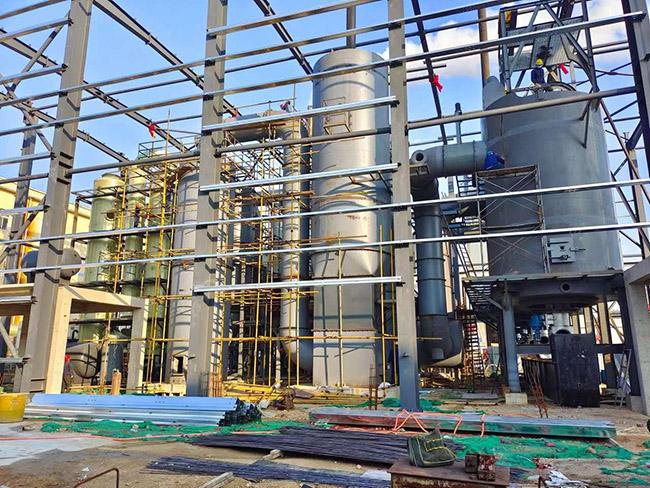 烟台圣洁环保30吨/天医废A/B/C干馏炉焚烧处置项目